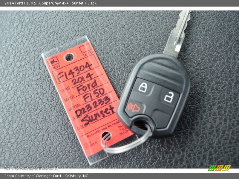 Sunset / Black 2014 Ford F150 STX SuperCrew 4x4