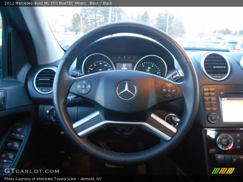 Black / Black 2011 Mercedes-Benz ML 350 BlueTEC 4Matic