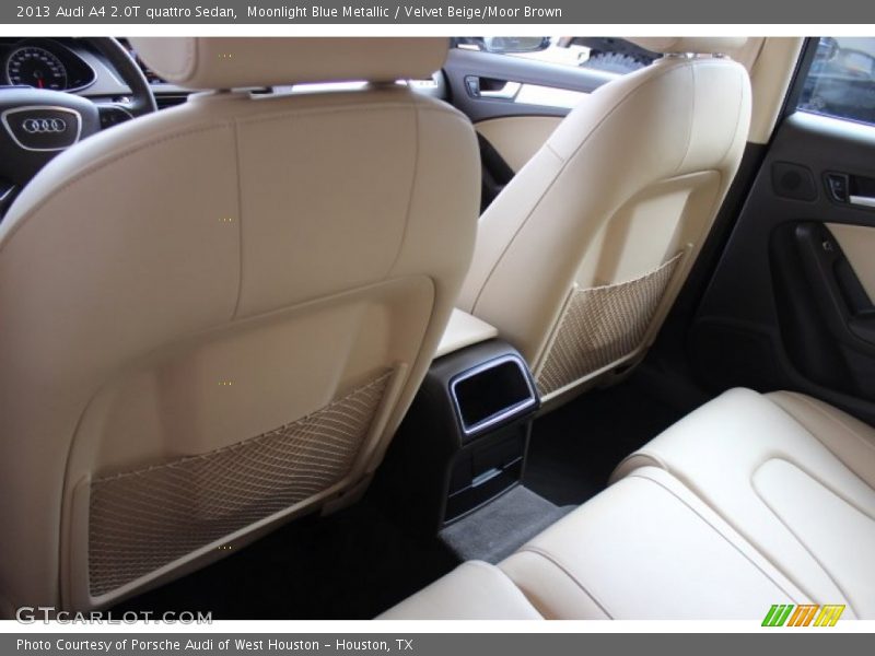 Moonlight Blue Metallic / Velvet Beige/Moor Brown 2013 Audi A4 2.0T quattro Sedan