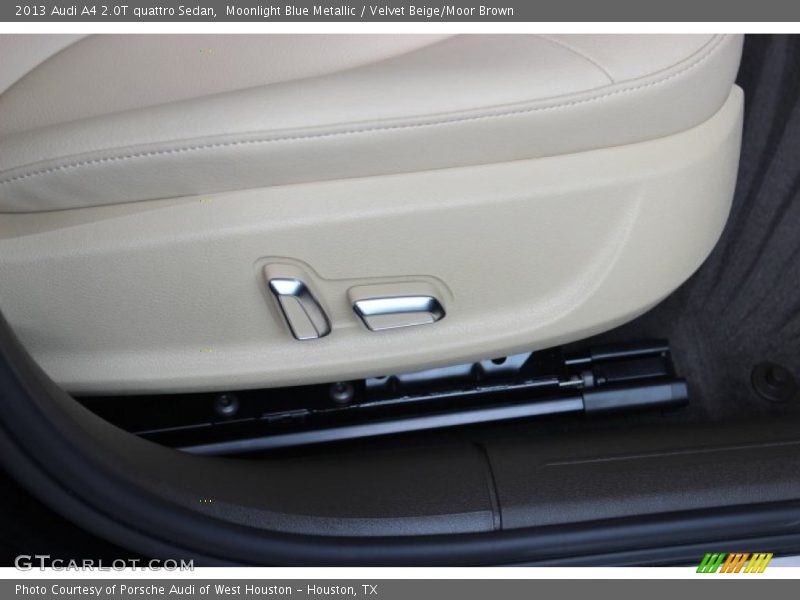 Moonlight Blue Metallic / Velvet Beige/Moor Brown 2013 Audi A4 2.0T quattro Sedan