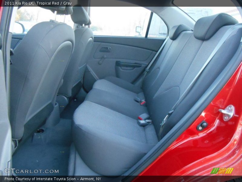 Tropical Red / Gray 2011 Kia Rio LX