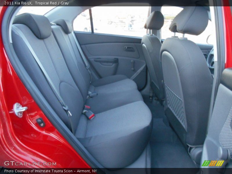 Tropical Red / Gray 2011 Kia Rio LX