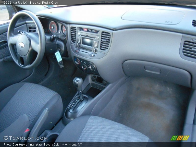 Tropical Red / Gray 2011 Kia Rio LX