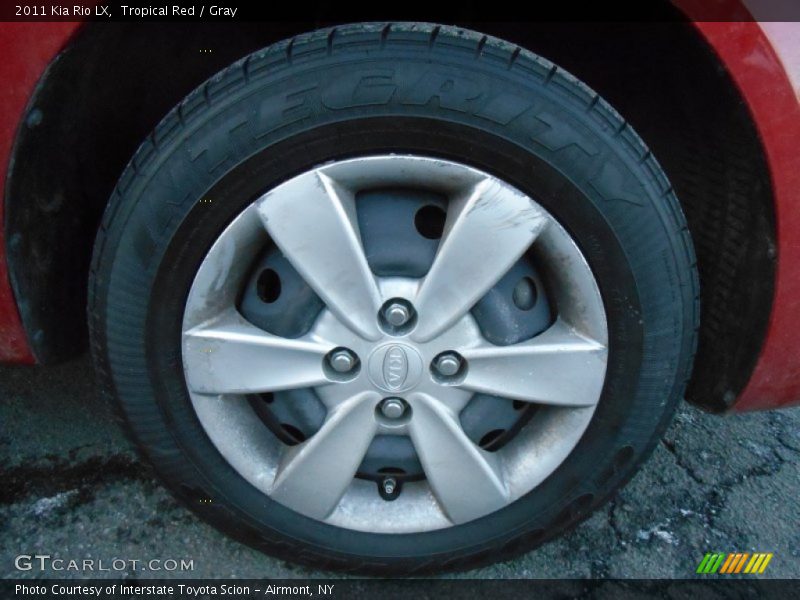 Tropical Red / Gray 2011 Kia Rio LX