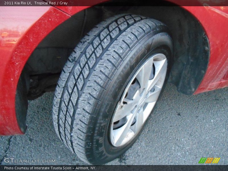 Tropical Red / Gray 2011 Kia Rio LX