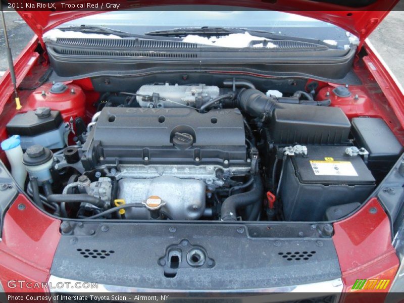 Tropical Red / Gray 2011 Kia Rio LX