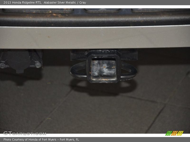 Alabaster Silver Metallic / Gray 2013 Honda Ridgeline RTS
