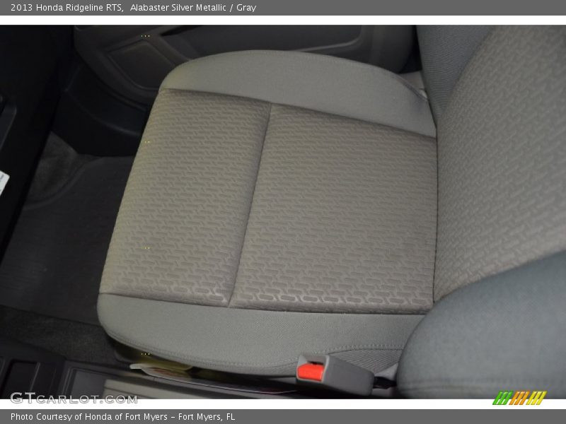 Alabaster Silver Metallic / Gray 2013 Honda Ridgeline RTS