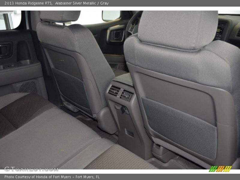 Alabaster Silver Metallic / Gray 2013 Honda Ridgeline RTS