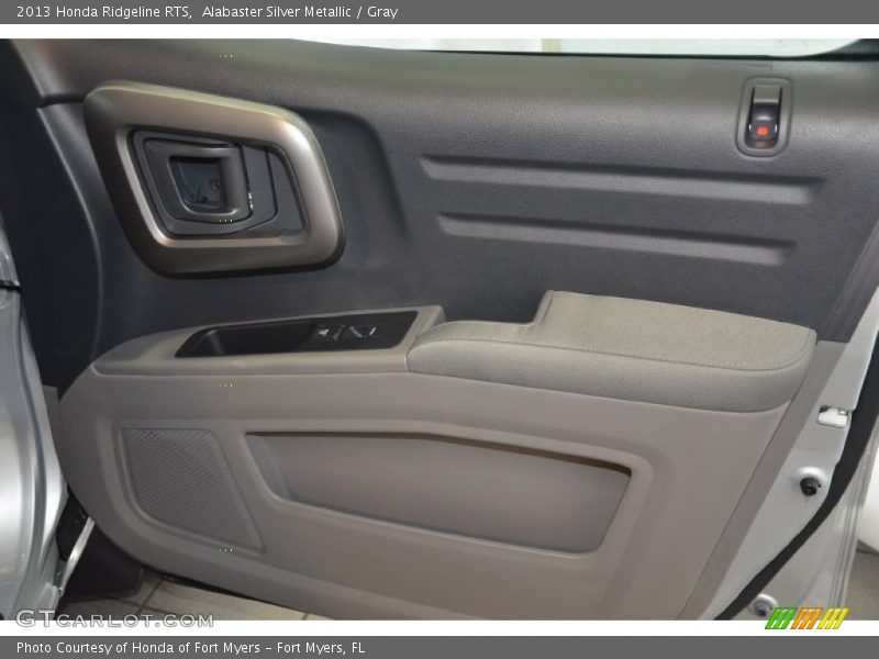 Alabaster Silver Metallic / Gray 2013 Honda Ridgeline RTS