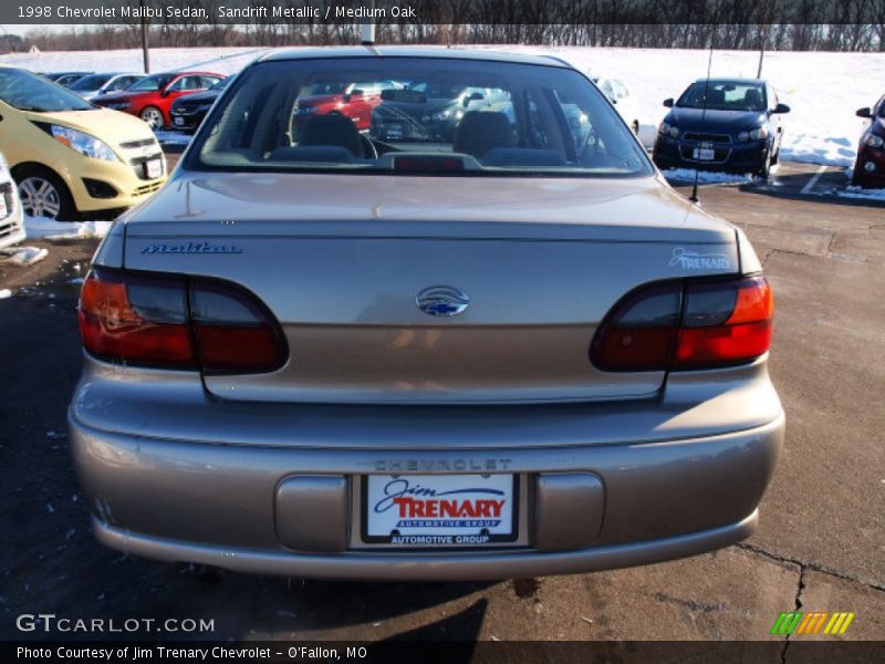 Sandrift Metallic / Medium Oak 1998 Chevrolet Malibu Sedan