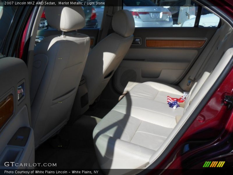 Merlot Metallic / Light Stone 2007 Lincoln MKZ AWD Sedan