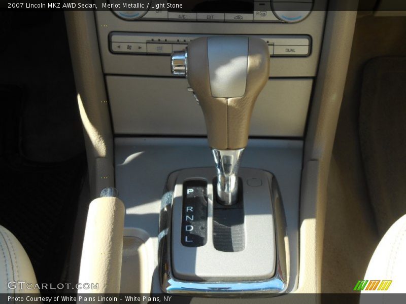 Merlot Metallic / Light Stone 2007 Lincoln MKZ AWD Sedan