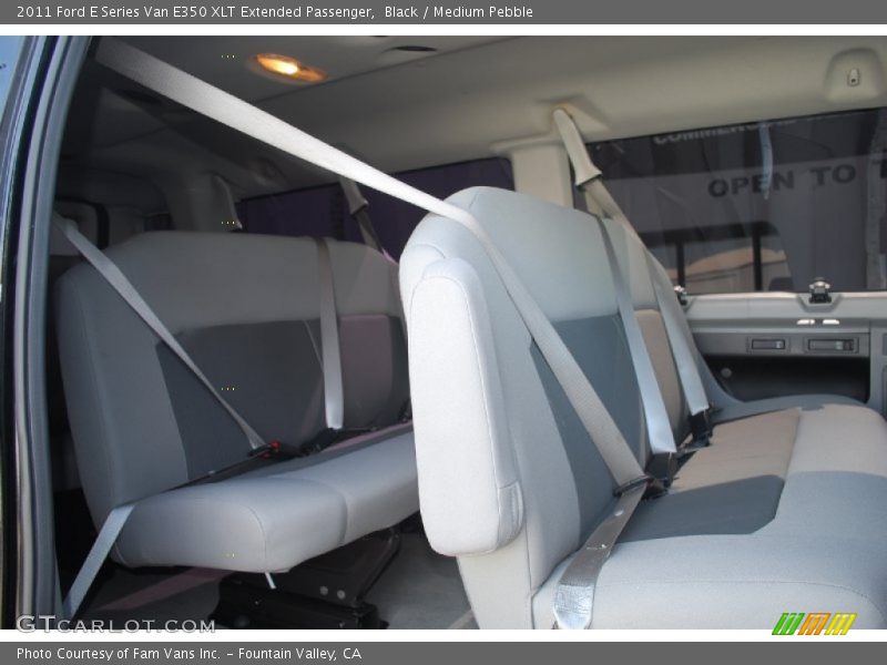 Black / Medium Pebble 2011 Ford E Series Van E350 XLT Extended Passenger