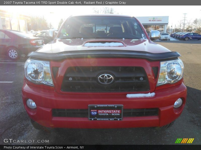 Radiant Red / Graphite Gray 2007 Toyota Tacoma V6 TRD Sport Double Cab 4x4