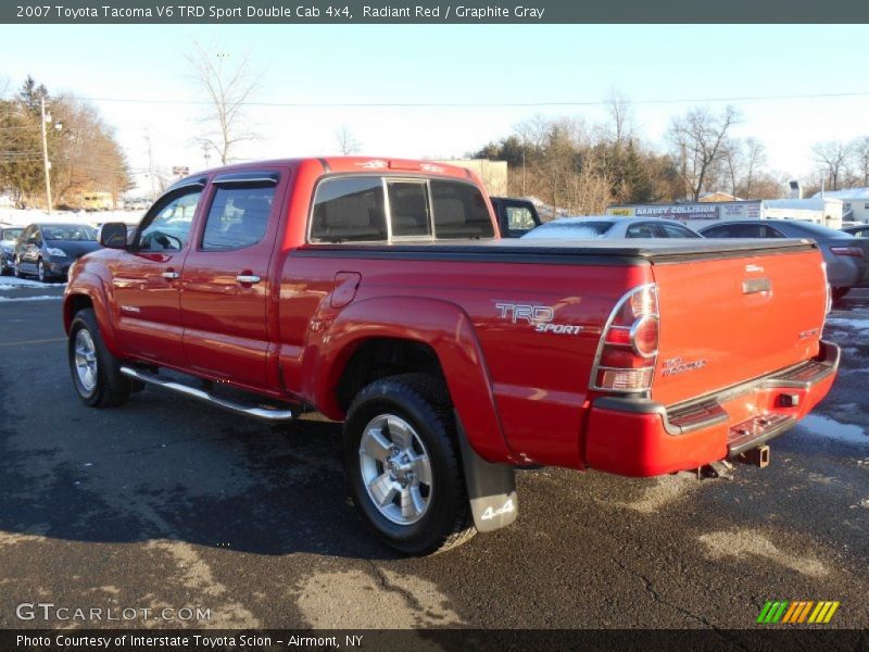 Radiant Red / Graphite Gray 2007 Toyota Tacoma V6 TRD Sport Double Cab 4x4