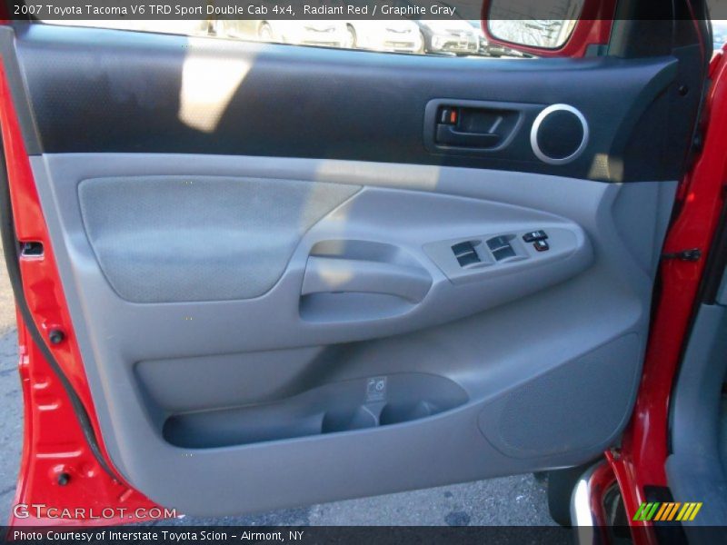 Radiant Red / Graphite Gray 2007 Toyota Tacoma V6 TRD Sport Double Cab 4x4