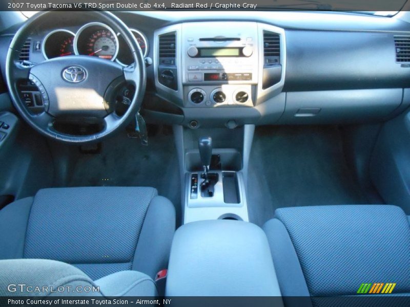 Radiant Red / Graphite Gray 2007 Toyota Tacoma V6 TRD Sport Double Cab 4x4