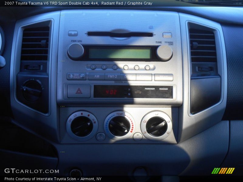 Radiant Red / Graphite Gray 2007 Toyota Tacoma V6 TRD Sport Double Cab 4x4