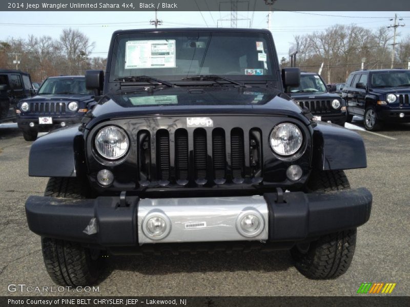 Black / Black 2014 Jeep Wrangler Unlimited Sahara 4x4