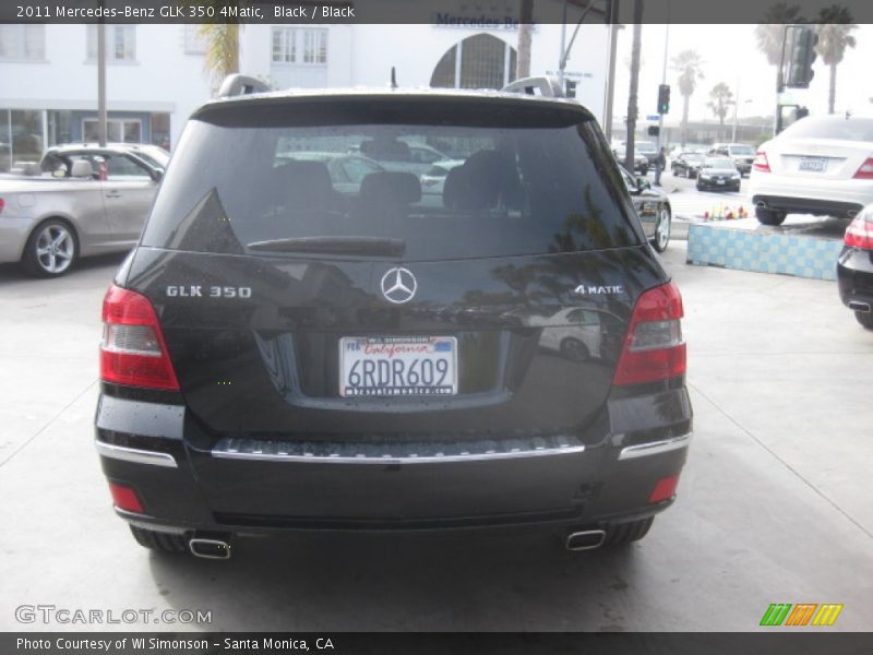 Black / Black 2011 Mercedes-Benz GLK 350 4Matic