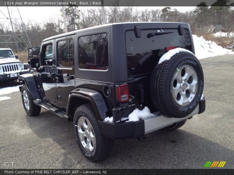 Black / Black 2014 Jeep Wrangler Unlimited Sahara 4x4
