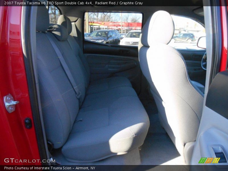 Radiant Red / Graphite Gray 2007 Toyota Tacoma V6 TRD Sport Double Cab 4x4