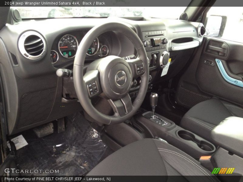 Black / Black 2014 Jeep Wrangler Unlimited Sahara 4x4