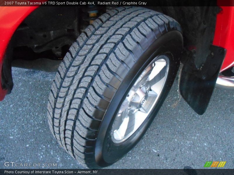 Radiant Red / Graphite Gray 2007 Toyota Tacoma V6 TRD Sport Double Cab 4x4