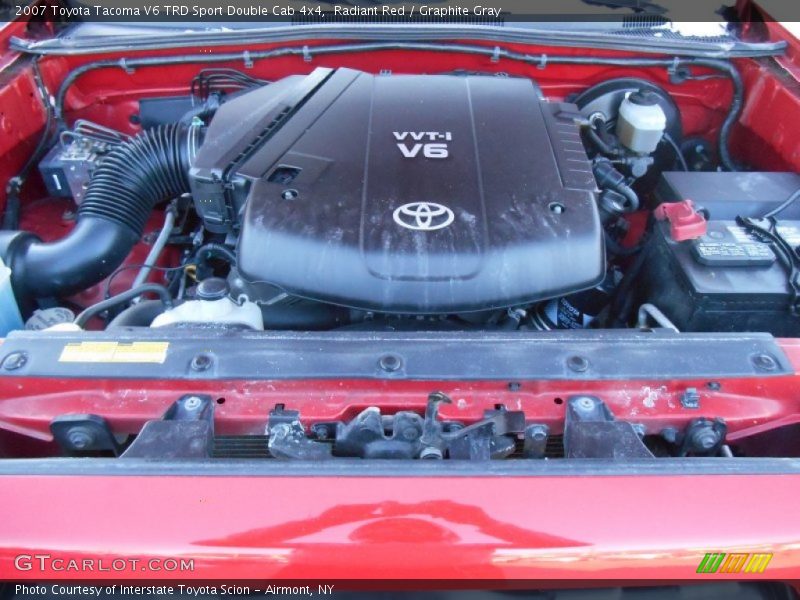 Radiant Red / Graphite Gray 2007 Toyota Tacoma V6 TRD Sport Double Cab 4x4
