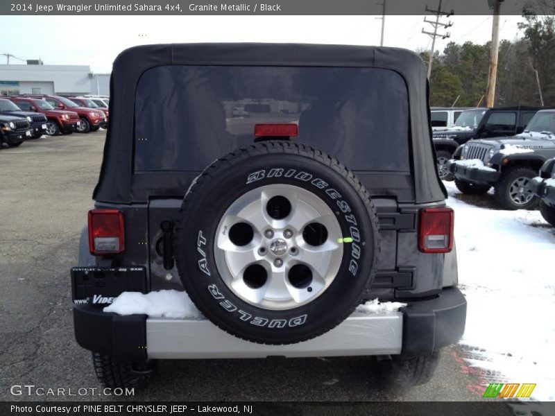 Granite Metallic / Black 2014 Jeep Wrangler Unlimited Sahara 4x4