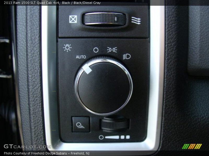 Black / Black/Diesel Gray 2013 Ram 1500 SLT Quad Cab 4x4