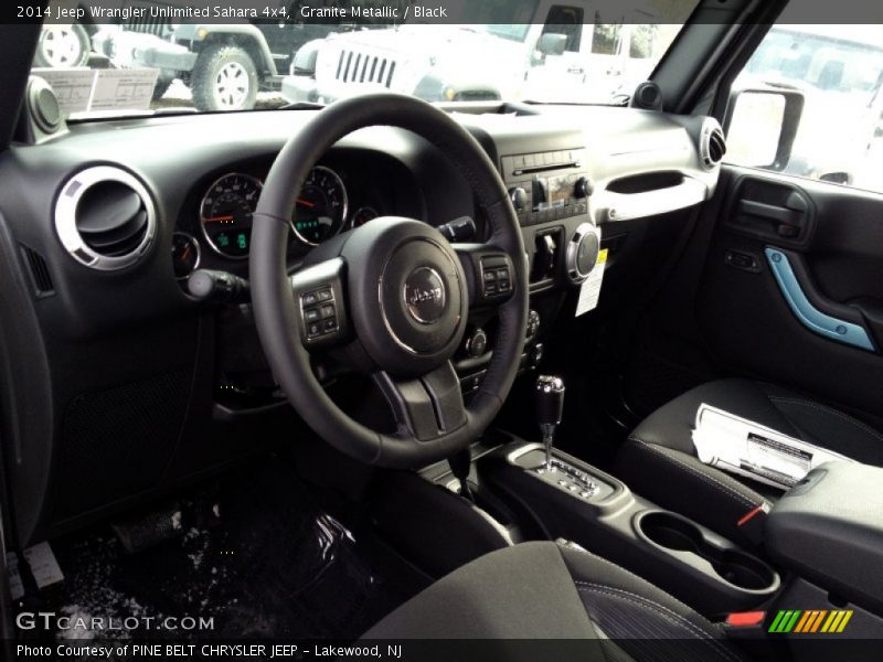 Granite Metallic / Black 2014 Jeep Wrangler Unlimited Sahara 4x4