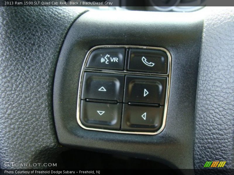Black / Black/Diesel Gray 2013 Ram 1500 SLT Quad Cab 4x4