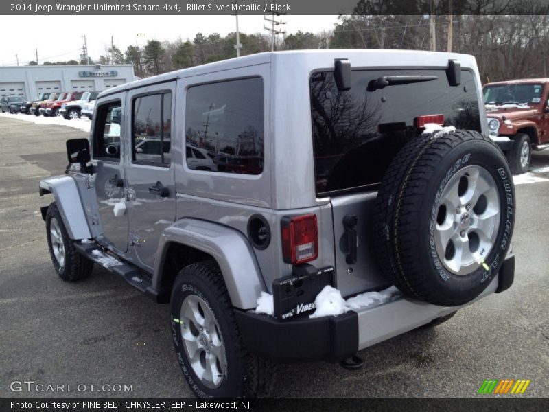 Billet Silver Metallic / Black 2014 Jeep Wrangler Unlimited Sahara 4x4
