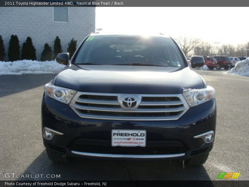Nautical Blue Pearl / Black 2011 Toyota Highlander Limited 4WD