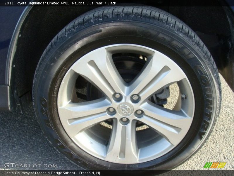 Nautical Blue Pearl / Black 2011 Toyota Highlander Limited 4WD