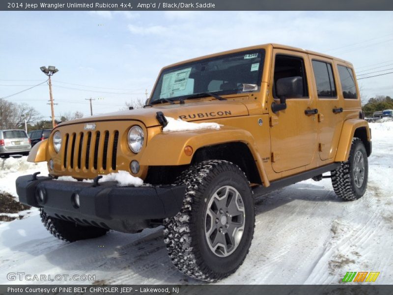Front 3/4 View of 2014 Wrangler Unlimited Rubicon 4x4