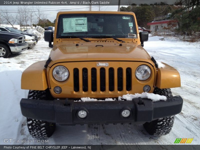 Amp'd / Black/Dark Saddle 2014 Jeep Wrangler Unlimited Rubicon 4x4