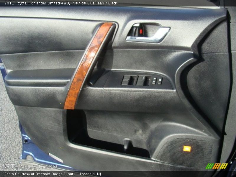 Nautical Blue Pearl / Black 2011 Toyota Highlander Limited 4WD