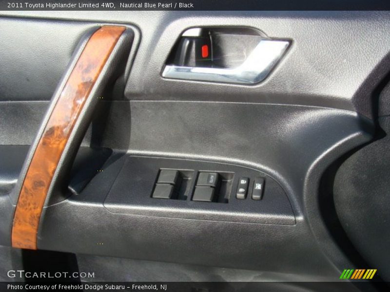 Nautical Blue Pearl / Black 2011 Toyota Highlander Limited 4WD