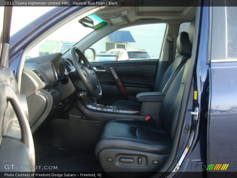 Nautical Blue Pearl / Black 2011 Toyota Highlander Limited 4WD
