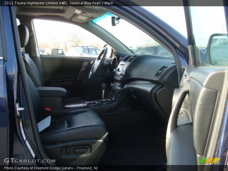 Nautical Blue Pearl / Black 2011 Toyota Highlander Limited 4WD