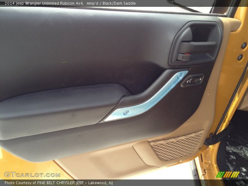 Amp'd / Black/Dark Saddle 2014 Jeep Wrangler Unlimited Rubicon 4x4