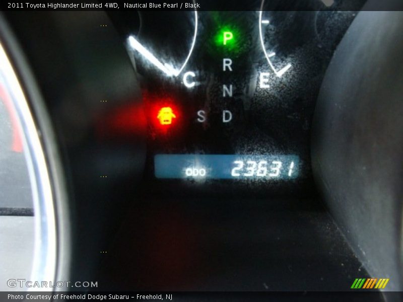 Nautical Blue Pearl / Black 2011 Toyota Highlander Limited 4WD