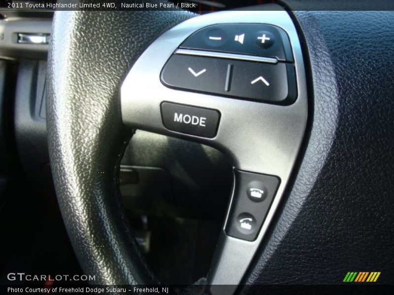 Nautical Blue Pearl / Black 2011 Toyota Highlander Limited 4WD