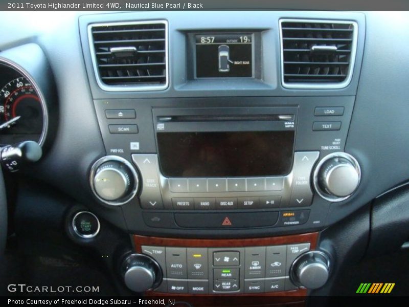 Nautical Blue Pearl / Black 2011 Toyota Highlander Limited 4WD