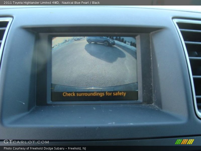 Nautical Blue Pearl / Black 2011 Toyota Highlander Limited 4WD