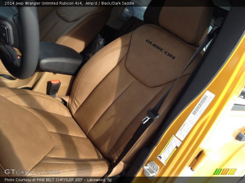 Amp'd / Black/Dark Saddle 2014 Jeep Wrangler Unlimited Rubicon 4x4
