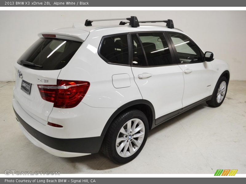 Alpine White / Black 2013 BMW X3 xDrive 28i